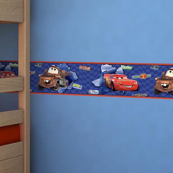 Adesivi per Bambini: Bordo McQueen & Tow Mater (Auto)
