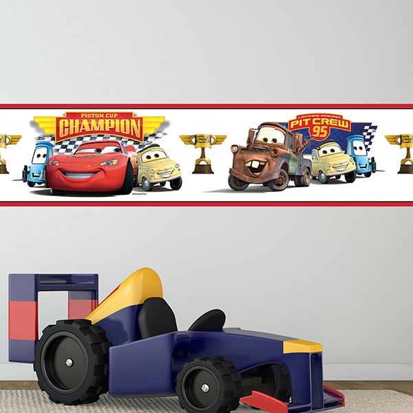 Adesivi per Bambini: Bordo Cars - Piston Cup