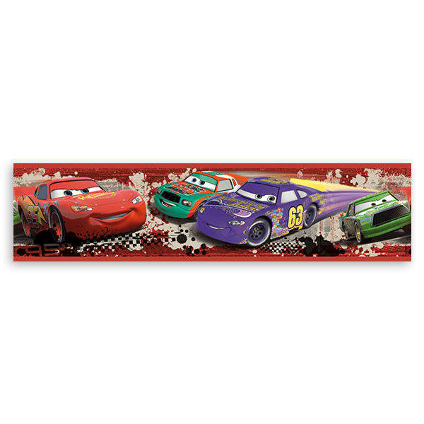 Adesivi per Bambini: Bordo Cars Nascar