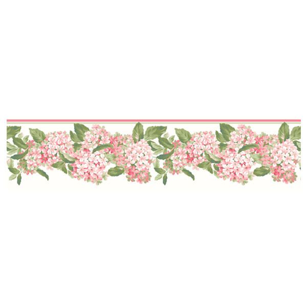 Adesivi Murali: Bouquet di ortensie rosa