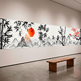 Adesivi Murali: Paesaggio in stile giapponese 16