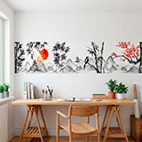 Adesivi Murali: Paesaggio in stile giapponese 8