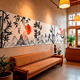 Adesivi Murali: Paesaggio in stile giapponese 9