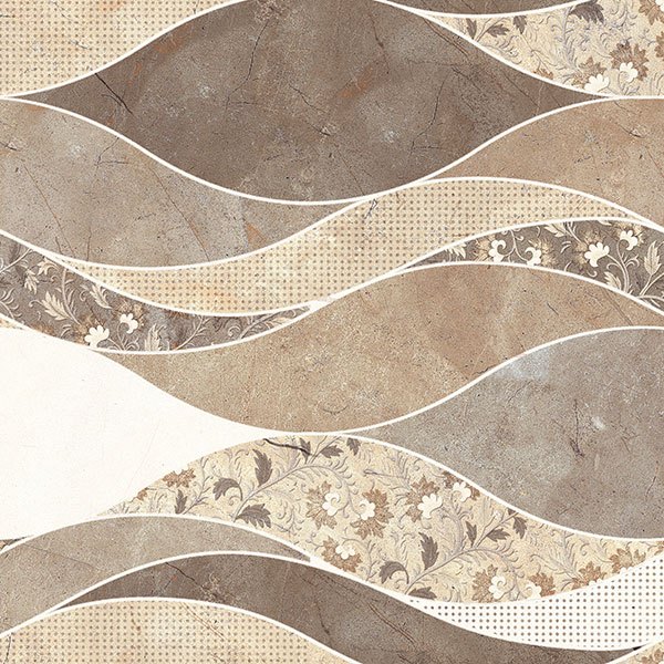 Adesivi Murali: Curve delle dune fiorite