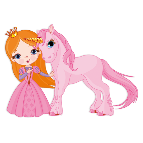 Adesivi per Bambini: Fata e Unicorn