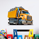 Adesivi per Bambini: Camion da cantiere carico 4