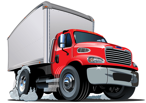 Adesivi per Bambini: Camion da trasporto