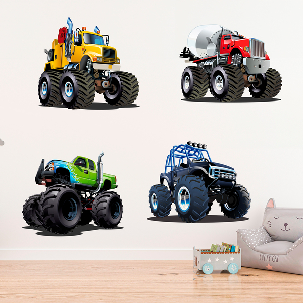 Adesivi per Bambini: Kit Monster Truck Big