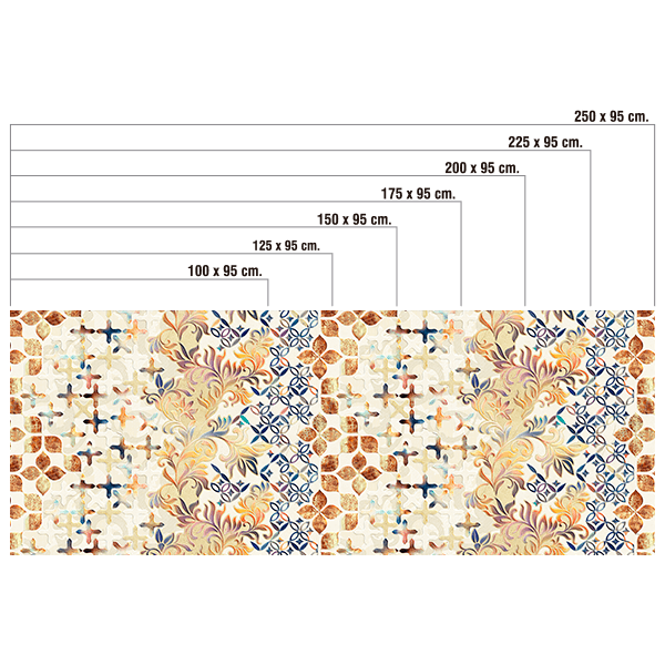 Adesivi Murali: Multicolor Ornaments