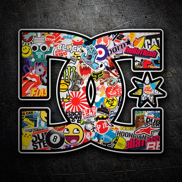 Adesivi per Auto e Moto: DC Sticker Bomb 2