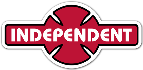 Adesivi per Auto e Moto: Independent Truk Company rosso retrò