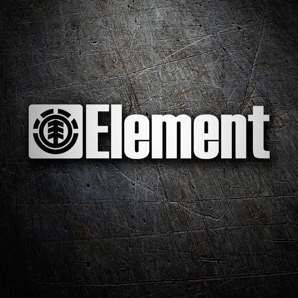 Adesivi per Auto e Moto: Element e il suo logo in orizzontale