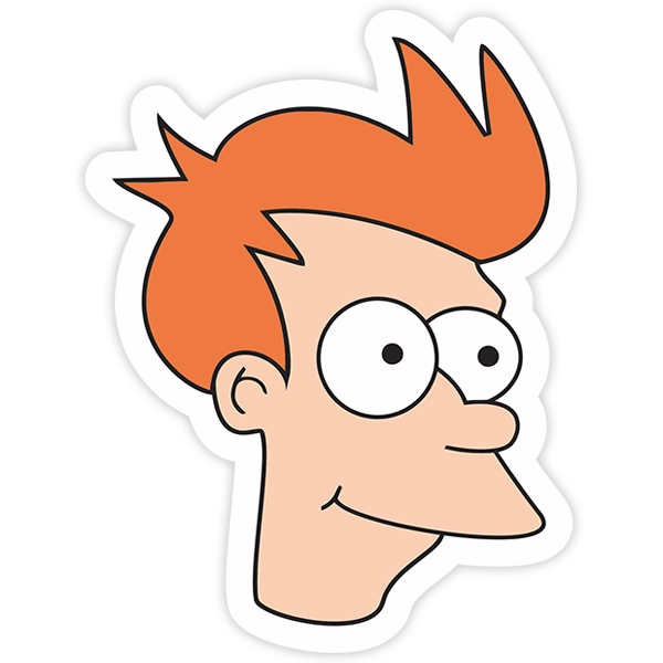 Adesivi per Auto e Moto: Philip J. Fry - Futurama