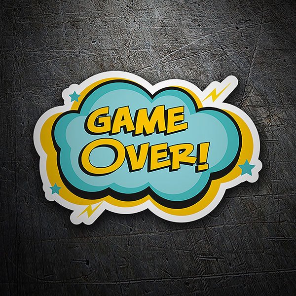 Adesivi per Auto e Moto: Game Over