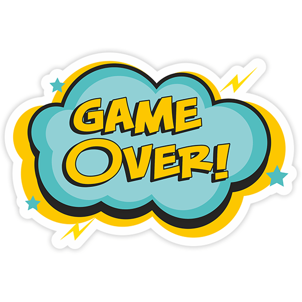 Adesivi per Auto e Moto: Game Over