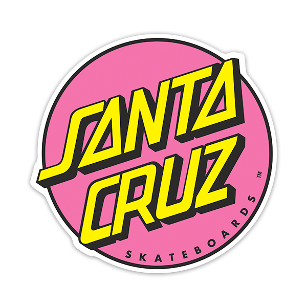 Adesivi per Auto e Moto: Santa Cruz Rosa