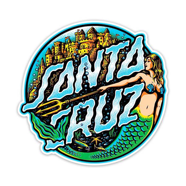 Adesivi per Auto e Moto: Santa Cruz Sirena