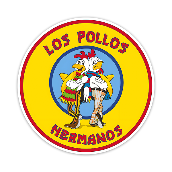 Adesivi per Auto e Moto: Breaking Bad Los Pollos Hermanos