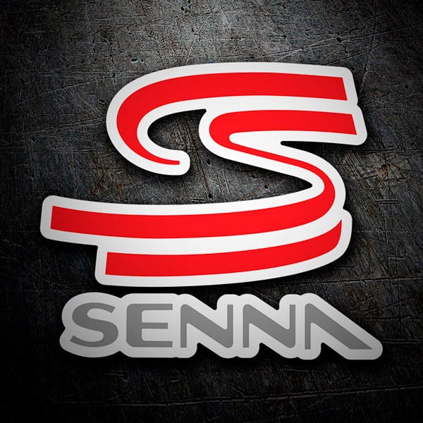 Adesivi per Auto e Moto: Emblema di Ayrton Senna
