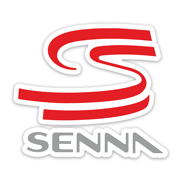 Adesivi per Auto e Moto: Emblema di Ayrton Senna