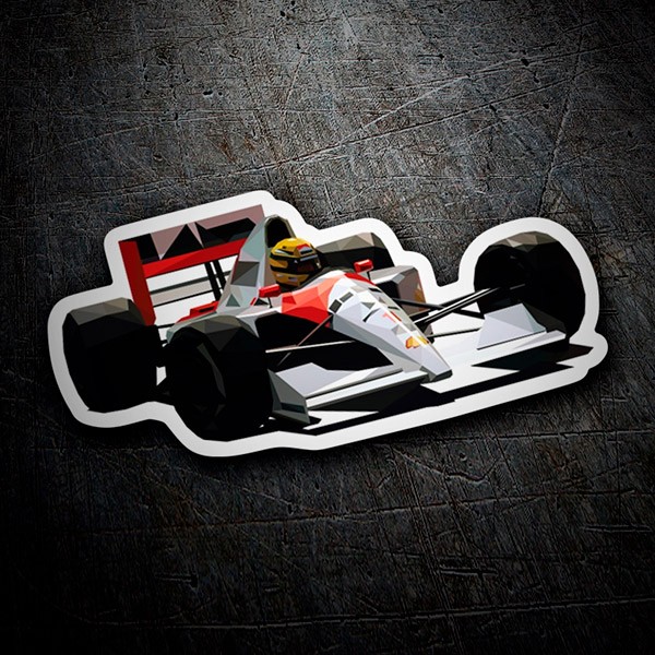 Adesivi per Auto e Moto: Ayrton Senna Magic
