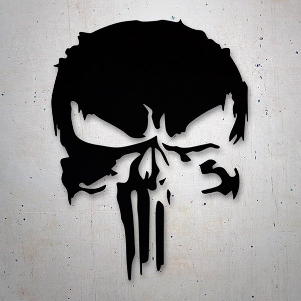 Adesivi per Auto e Moto: The Punisher, Dark