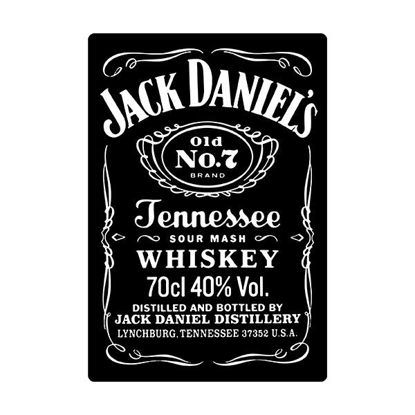 Adesivi per Auto e Moto: Jack Daniel´s Tennesse