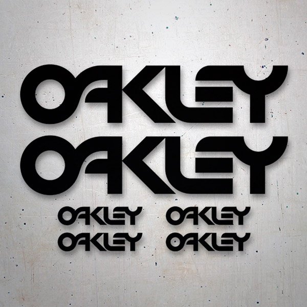 Adesivi per Auto e Moto: Set 6X Oakley