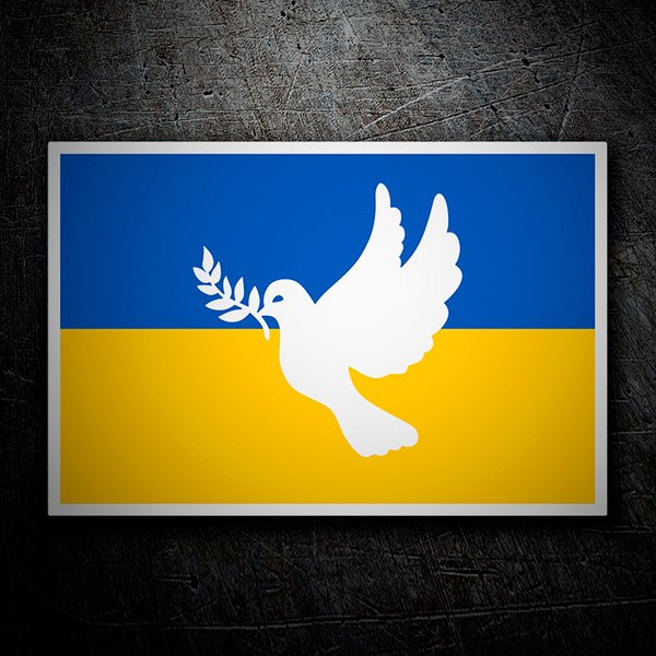 Adesivi per Auto e Moto: Pace in Ucraina