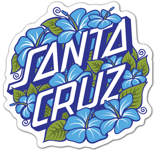 Adesivi per Auto e Moto: Santa Cruz