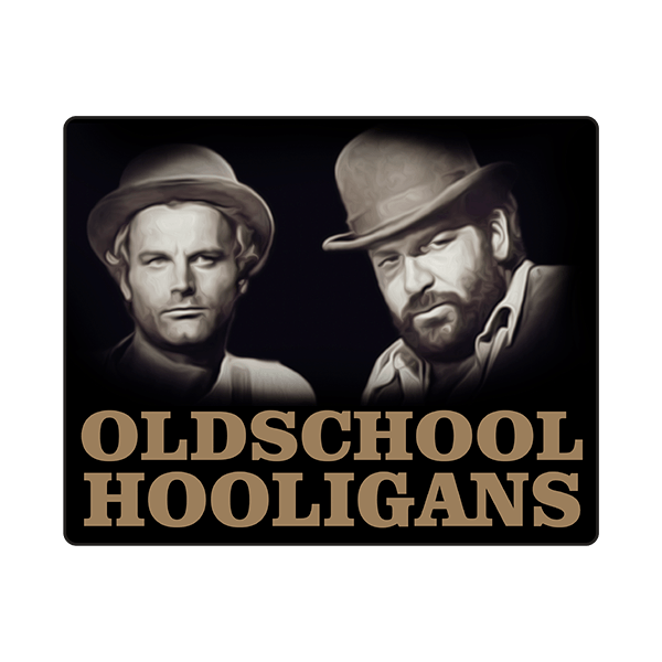 Adesivi per Auto e Moto: Bud Spencer & Terence Hill Old School