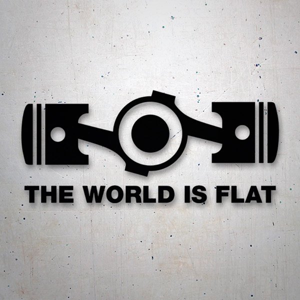 Adesivi per Auto e Moto: The World is Flat