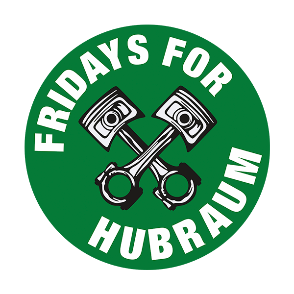 Adesivi per Auto e Moto: Fridays for Hubraum