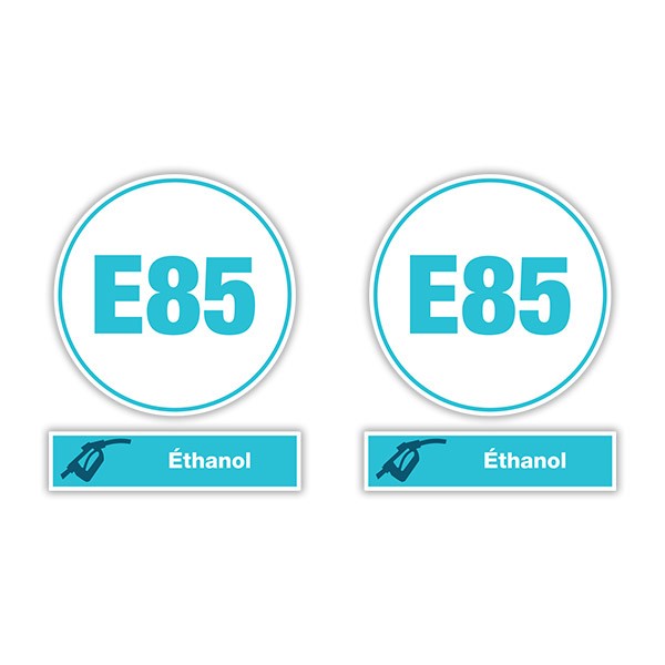 Adesivi per camper: Set 2X E85 Ethanol