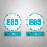 Adesivi per camper: Set 2X E85 Ethanol 3