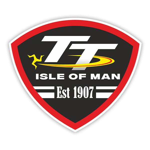 Adesivi per Auto e Moto: TT Isle of Man 1907
