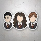 Adesivi per Auto e Moto: Harry, Hermione e Ron 3