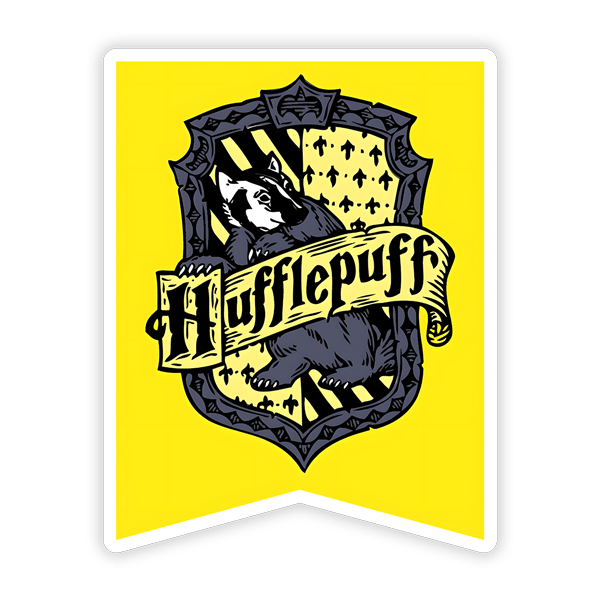 Adesivi per Auto e Moto: Hufflepuff