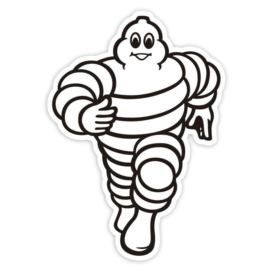 Adesivi per Auto e Moto: Michelin Corridore