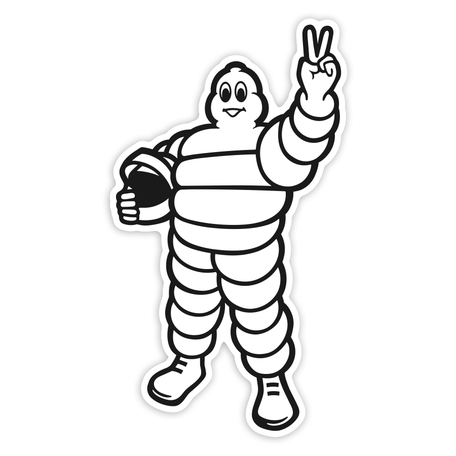 Adesivi per Auto e Moto: Michelin Vittoria