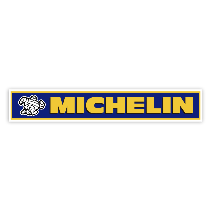 Adesivi per Auto e Moto: Michelin Classico Giallo