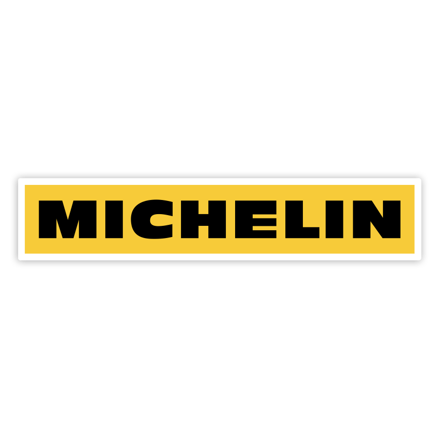 Adesivi per Auto e Moto: Michelin Giallo e Nero