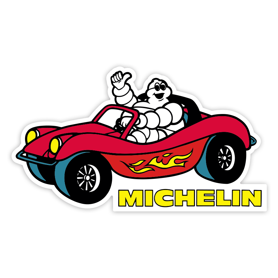 Adesivi per Auto e Moto: Michelin Buggy Rosso
