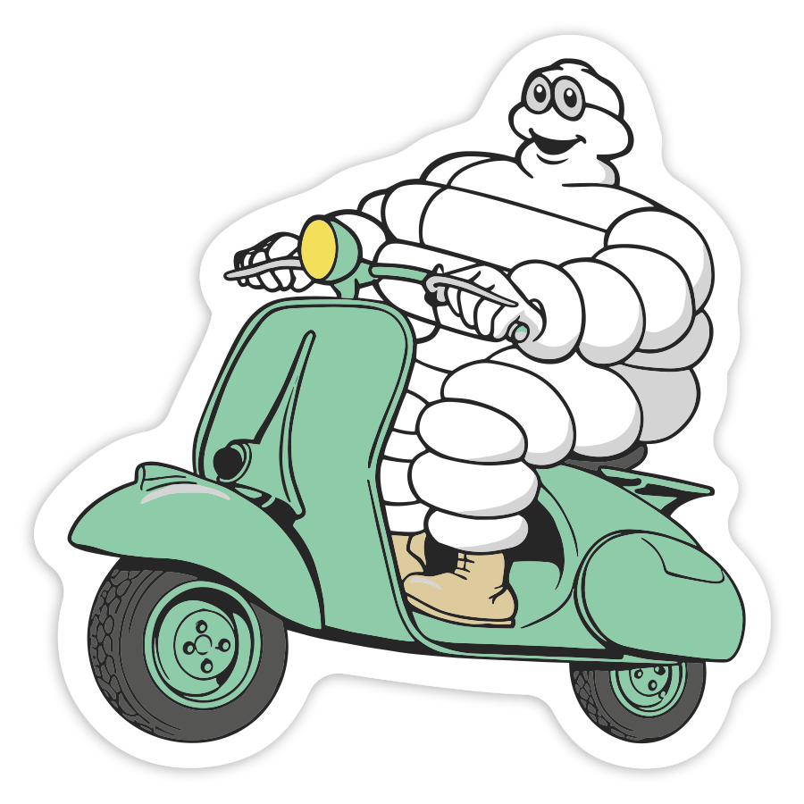 Adesivi per Auto e Moto: Michelin Vespa