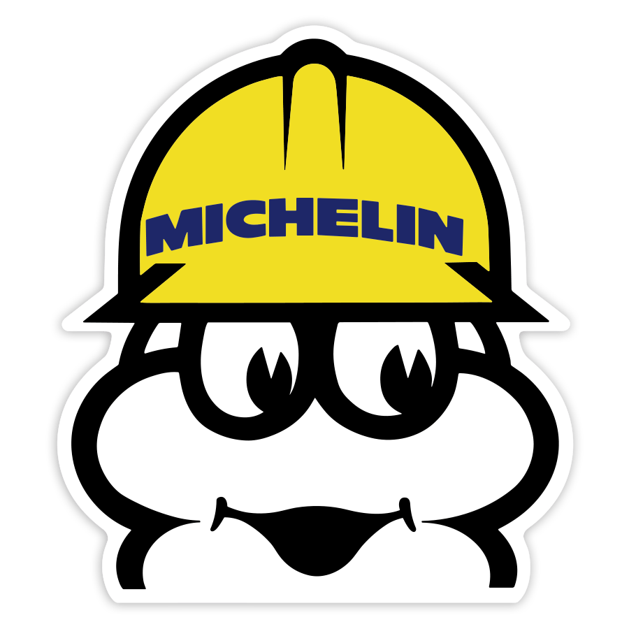 Adesivi per Auto e Moto: Michelin Operaio