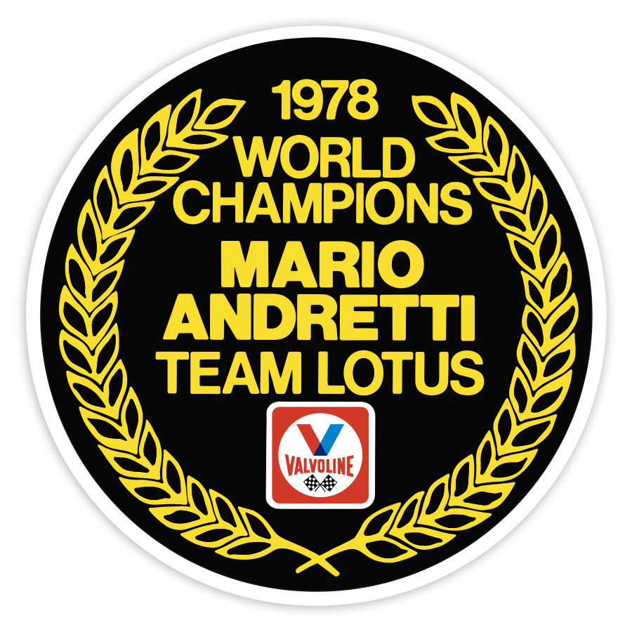 Adesivi per Auto e Moto: Valvoline Andretti Lotus 1978
