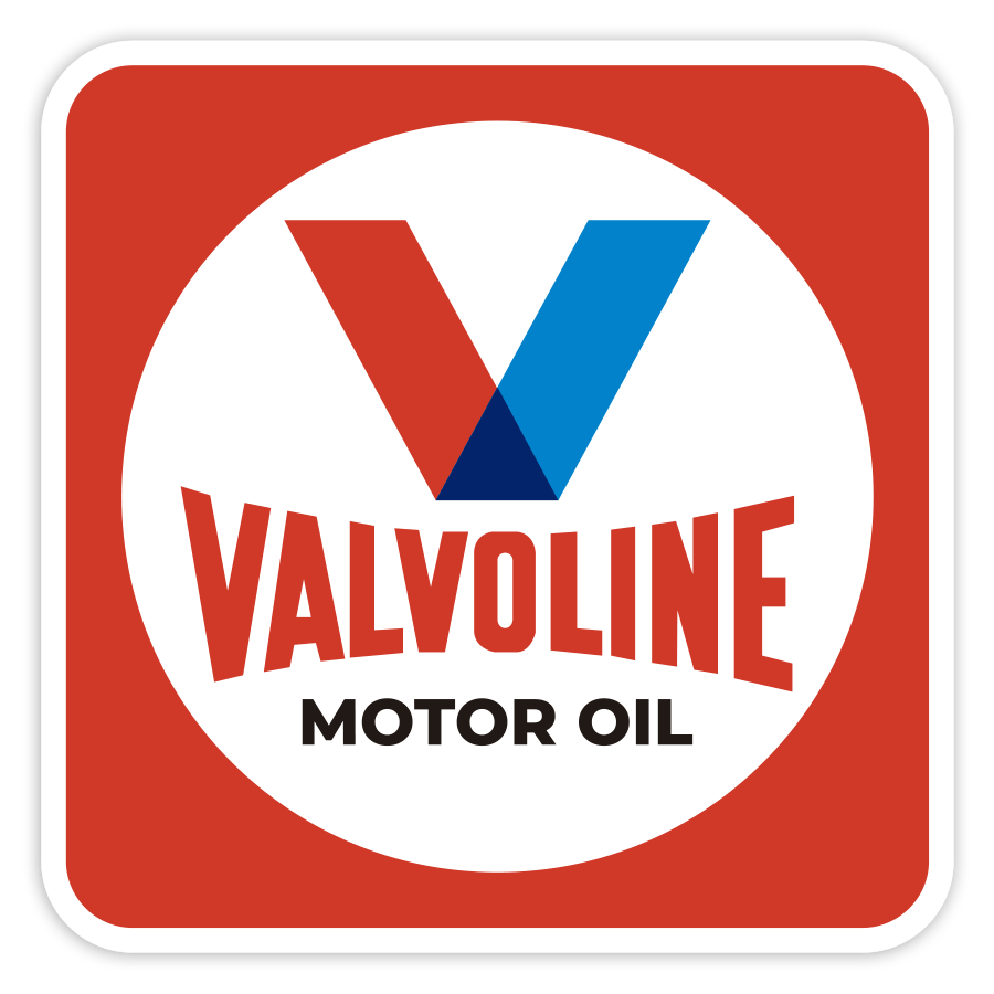 Adesivi per Auto e Moto: Valvoline Olio Motore Retrò