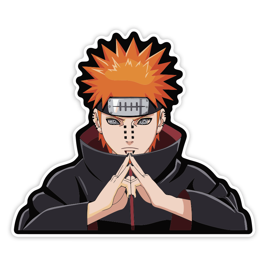 Adesivi per Auto e Moto: Naruto Pain Akatsuki