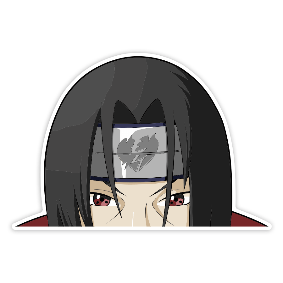 Adesivi per Auto e Moto: Naruto Itachi Akatsuki