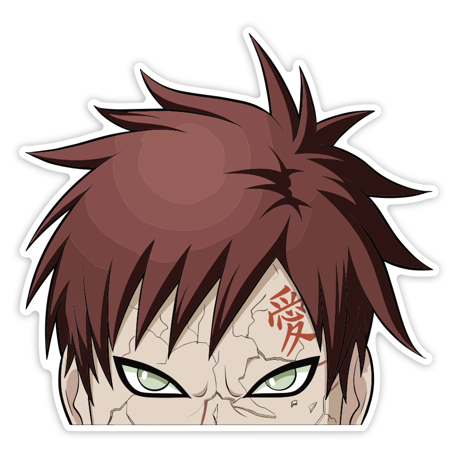 Adesivi per Auto e Moto: Naruto Gaara del Deserto